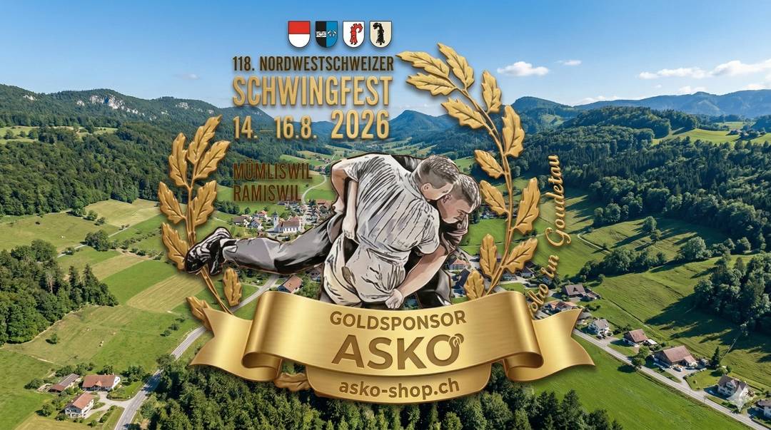 Stark im Stand. König auf dem Platz. – ASKO-Shop.ch ist König-Sponsor des NWS Schwingfest 2026