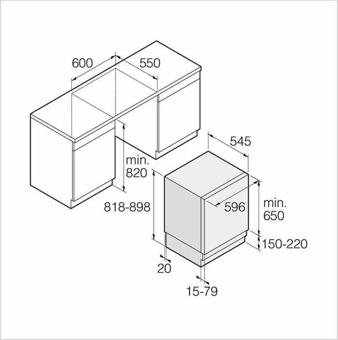 ASKO Unterbaukühlschrank R22881I