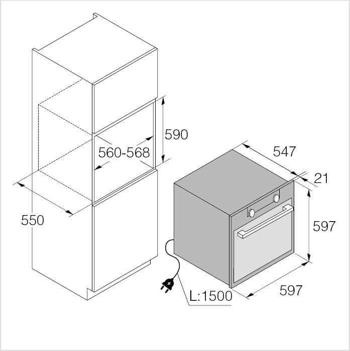 ASKO Pyrolyse Backofen OP8687A1