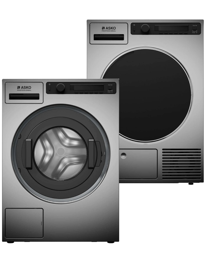 ASKO Professional Set WMC 6743PB & TDC 1771H