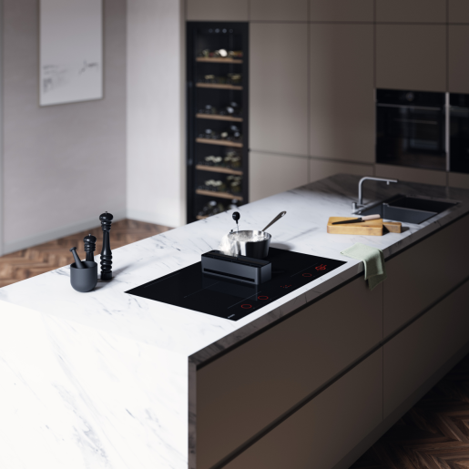 ASKO Celsius°Cooking™ Induktionskochfeld mit integriertem Dunstabzug HIHD 854 GF