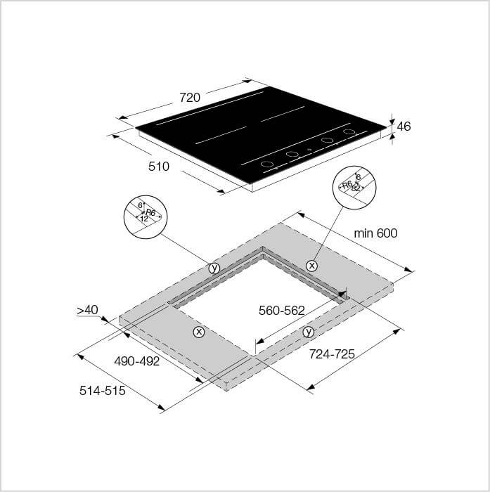 ASKO Celsius°Cooking™ Induktionskochfeld HID 754 MFC