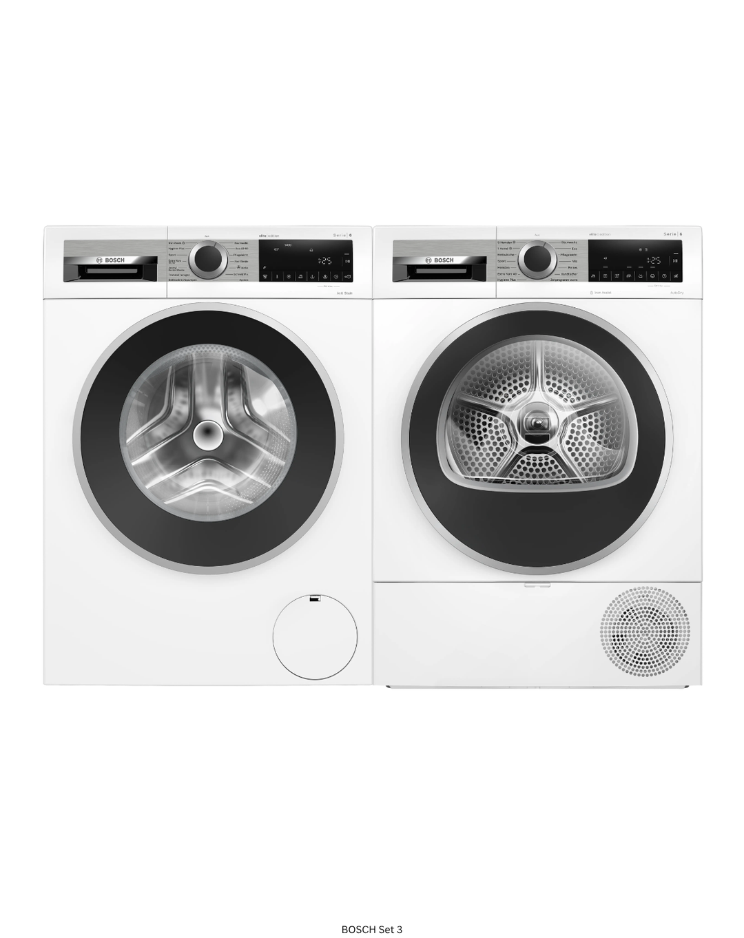 Bosch Waschset WGG244ZECH und WQG233DECH