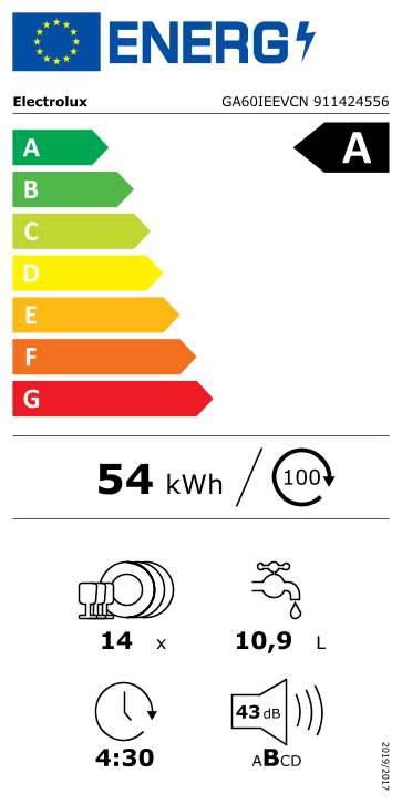 Electrolux Geschirrspüler GA55ILEEVW