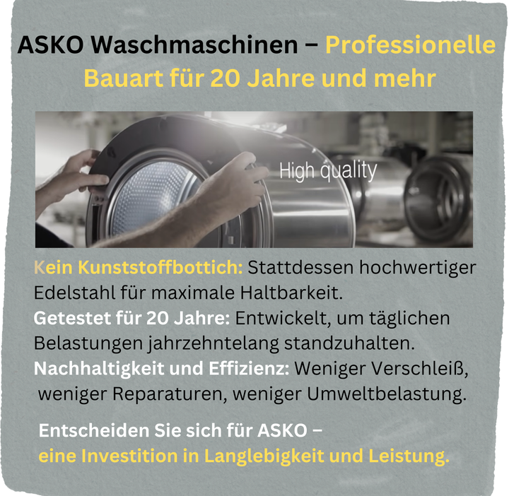 ASKO Waschmaschine W6098X W/3