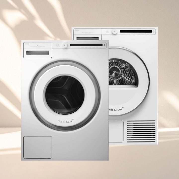 ASKO Classic Waschset W2086C W/3 + T2082H W – flexibel als Turm oder nebeneinander