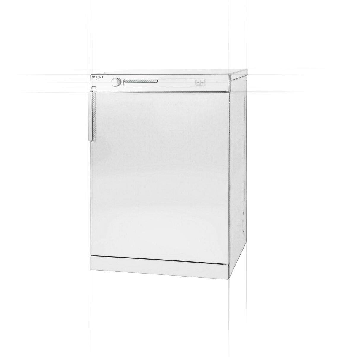 Einbauzeichnung mit Massen ASKO ALA002CH, Perspektive