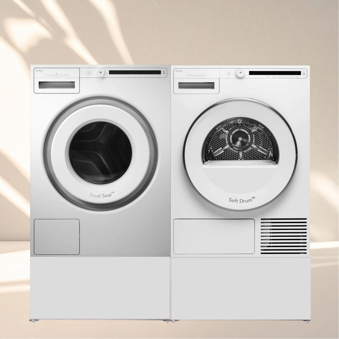 ASKO Classic Waschset W2086C W/3 + T2082H W – flexibel als Turm oder nebeneinander