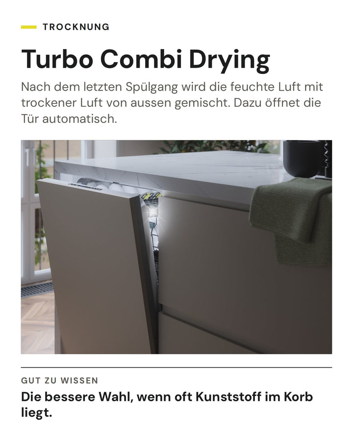 ASKO Turbo Combi Drying: Trocknung mit Luftmischung und automatischer Türöffnung