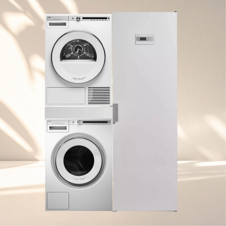 ASKO Logic Waschsystem – W4096R W/3, T408HD W &amp; Trockenschrank DC7784HP.W