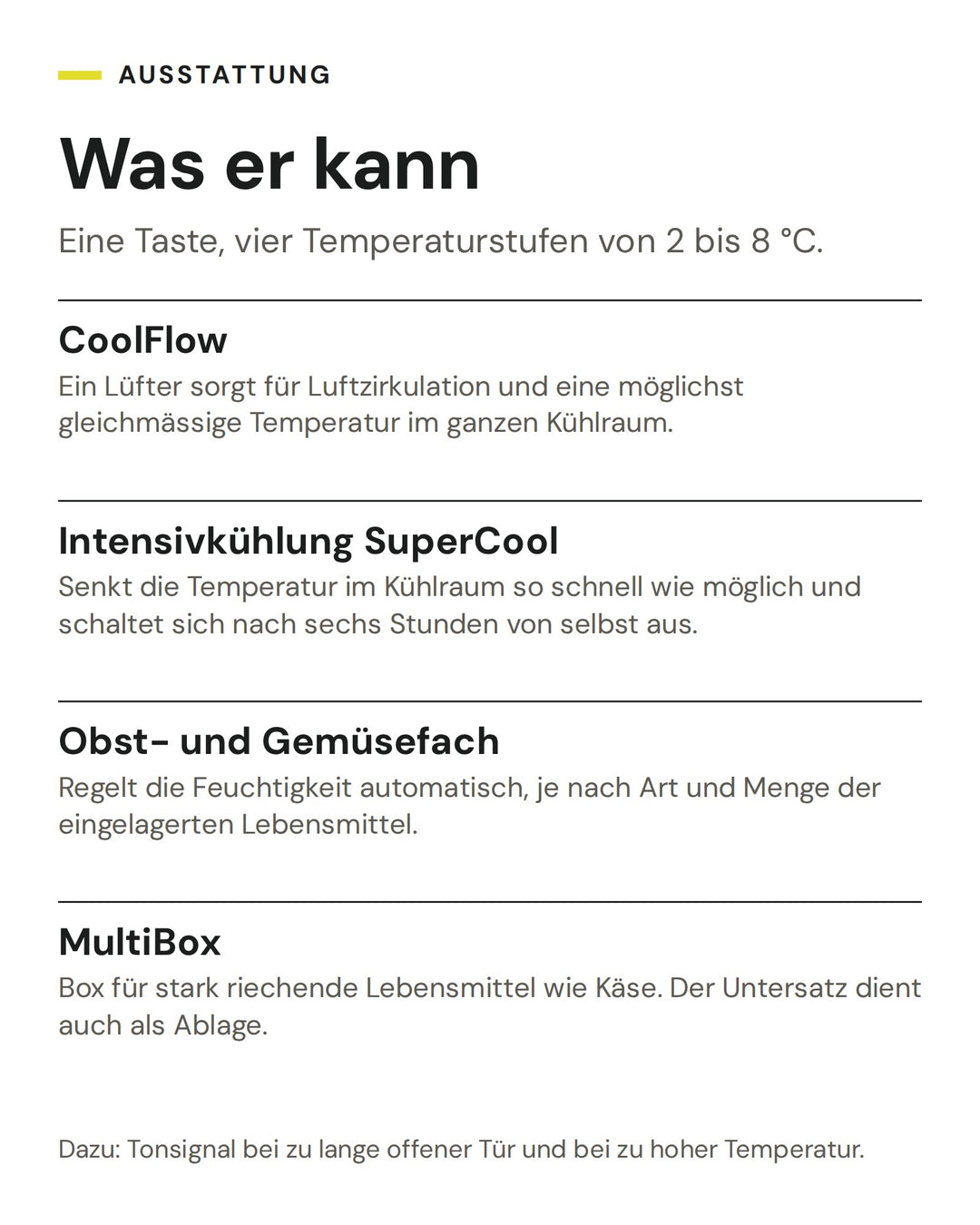 ASKO Kühlschrank R 31231 I: CoolFlow, Intensivkühlung SuperCool, Obst- und Gemüsefach, MultiBox