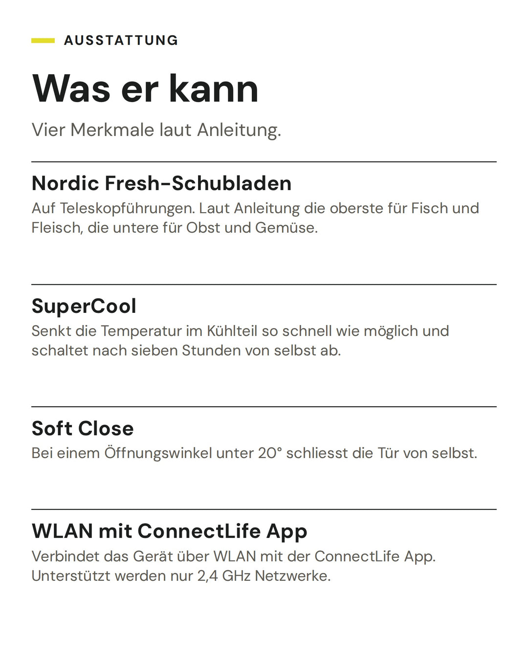 ASKO Kühlschrank RBB 276 DND1: Nordic Fresh-Schubladen, SuperCool, Soft Close, WLAN mit ConnectLife App