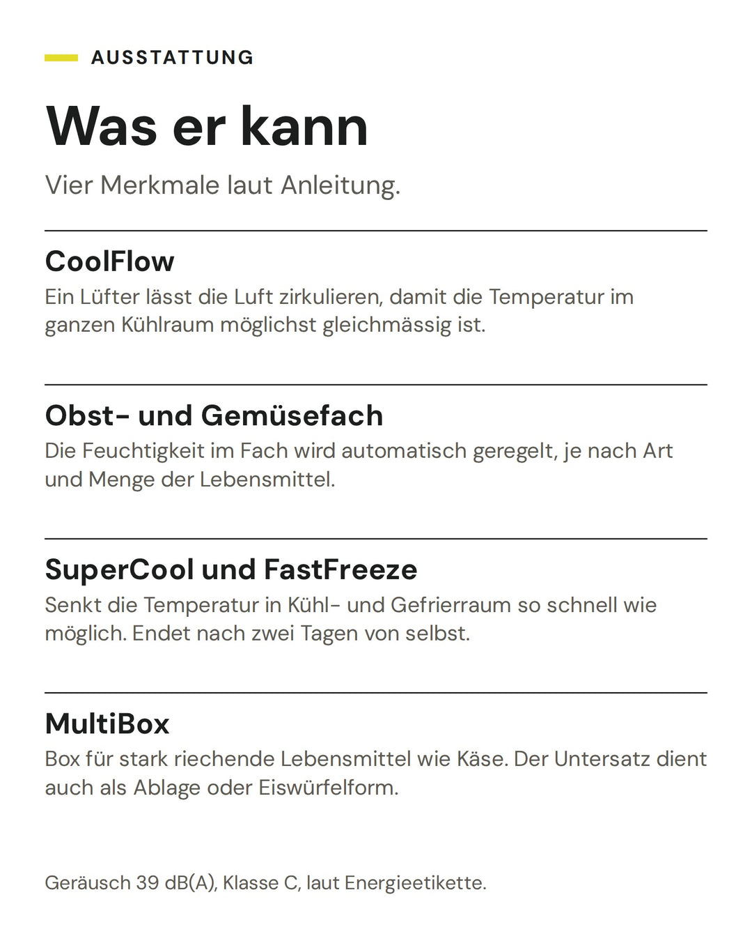 ASKO Kühlschrank RFB 31231 EI: CoolFlow, Obst- und Gemüsefach, SuperCool und FastFreeze, MultiBox