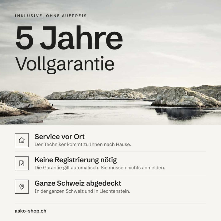 5 Jahre Vollgarantie inklusive