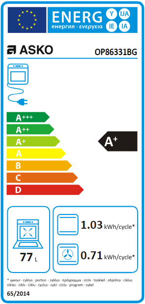 ASKO Pyrolyse Backofen OP86331BGH-1