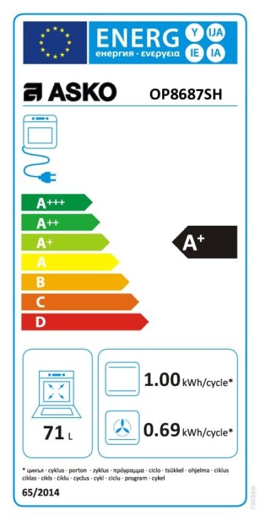 ASKO Pyrolyse Backofen OP8687SH-1