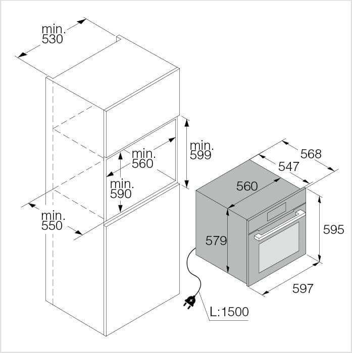 ASKO Pyrolyse Backofen OP8678GH-1