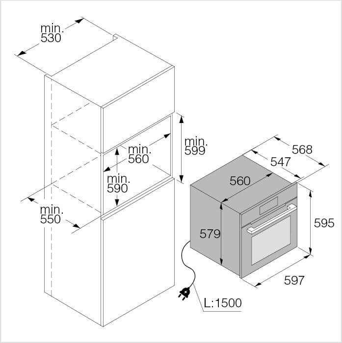 ASKO Pyrolyse Backofen OP8678G