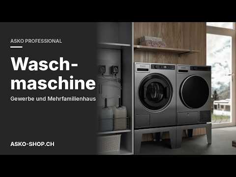 ASKO Professional Waschmaschine: Aufbau und Funktionen (Video)